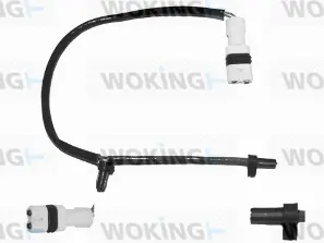 Warning Contact, brake pad wear (001090)