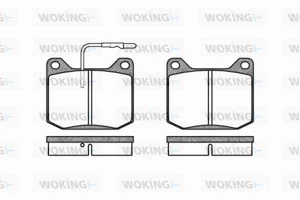 Brake Pad Set, disc brake (P1453.32)