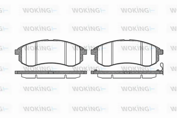 Brake Pad Set, disc brake (P10293.01)