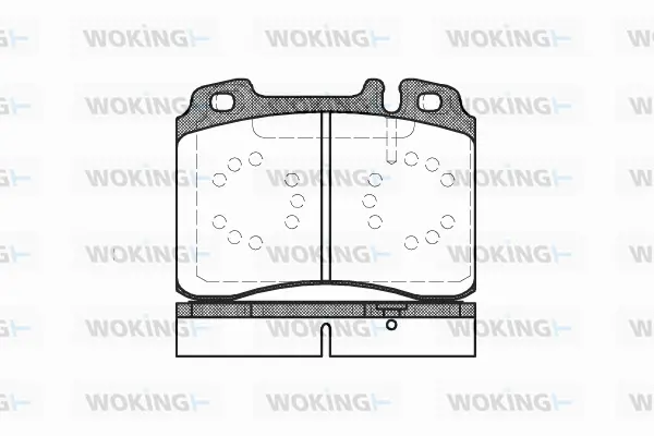 Brake Pad Set, disc brake (P2793.20)