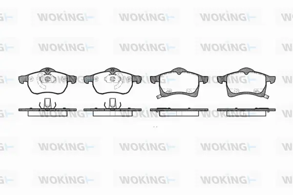 Brake Pad Set, disc brake (P7833.02)