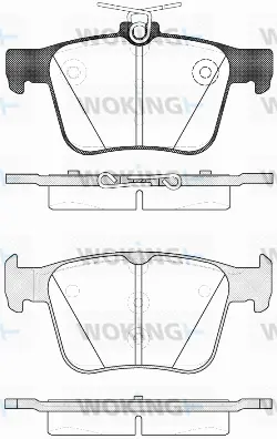 Brake Pad Set, disc brake (P14163.10)