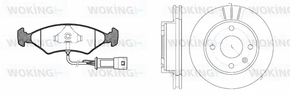Brake Kit, disc brake (80193.03)