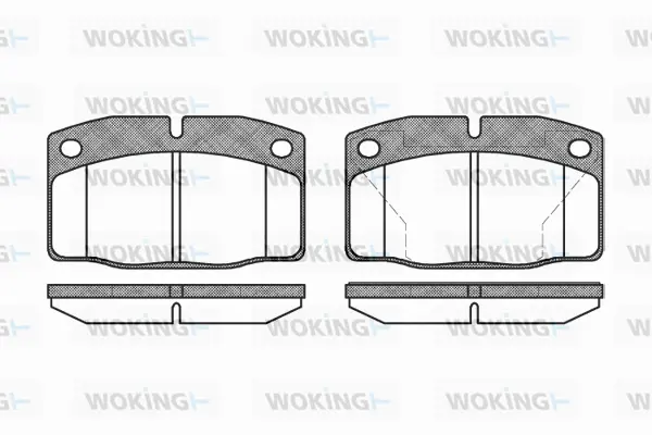Brake Pad Set, disc brake (P0013.40)