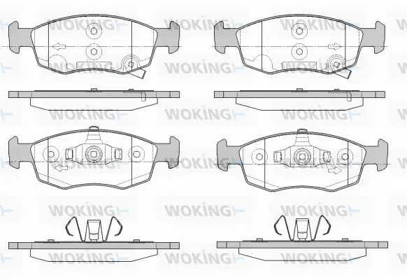 Brake Pad Set, disc brake (P0723.34)