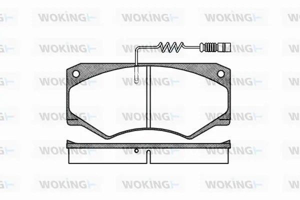 Brake Pad Set, disc brake (P1473.14)