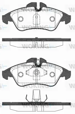 Brake Pad Set, disc brake (P4783.10)