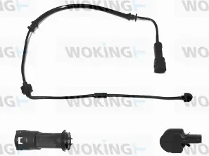 Warning Contact, brake pad wear (001037)