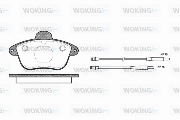 Brake Pad Set, disc brake (P5013.04)