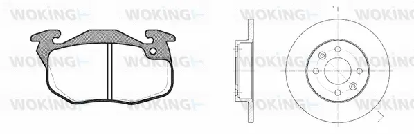 Brake Kit, disc brake (80923.01)
