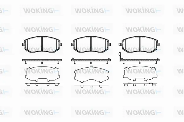 Brake Pad Set, disc brake (P8513.11)