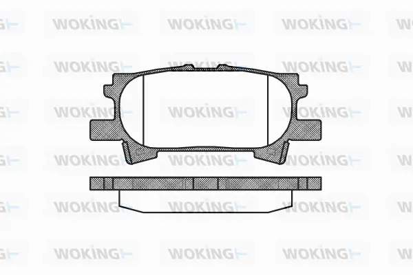 Brake Pad Set, disc brake (P11403.00)
