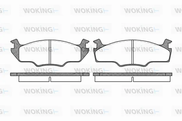 Brake Pad Set, disc brake (P0213.00)
