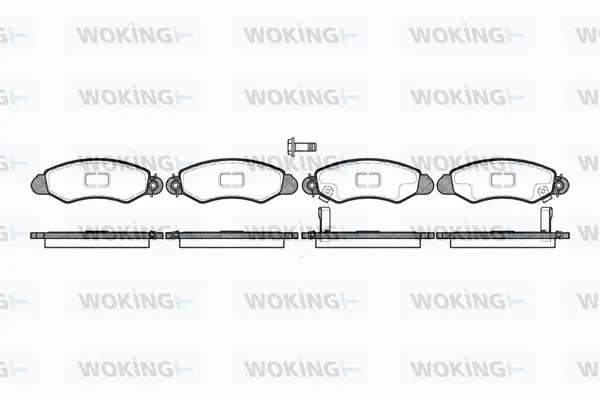 Brake Pad Set, disc brake (P6023.02)