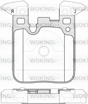 Brake Pad Set, disc brake (P14393.00)