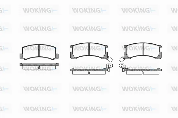 Brake Pad Set, disc brake (P0853.02)