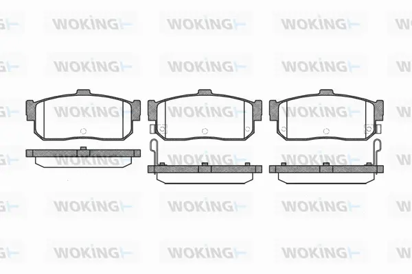 Brake Pad Set, disc brake (P2663.22)