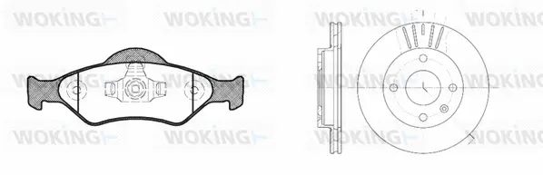 Brake Kit, disc brake (86653.00)