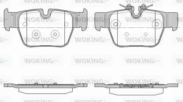 Brake Pad Set, disc brake (P19683.00)