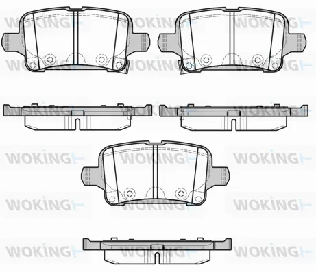 Brake Pad Set, disc brake (P17283.02)