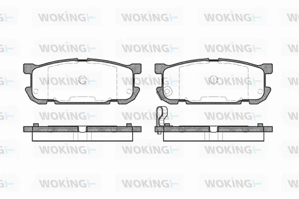 Brake Pad Set, disc brake (P9533.02)