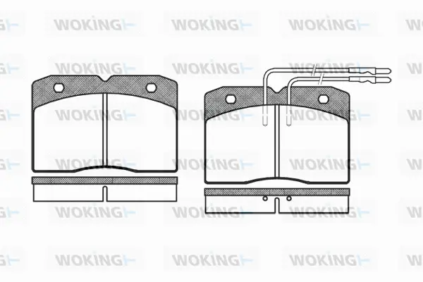 Brake Pad Set, disc brake (P3113.04)