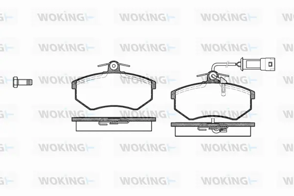 Brake Pad Set, disc brake (P0343.02)