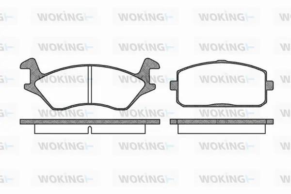 Brake Pad Set, disc brake (P0053.00)