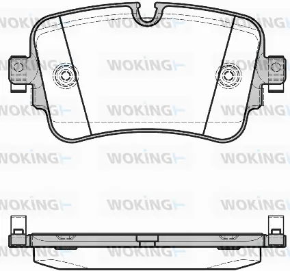 Brake Pad Set, disc brake (P17683.08)