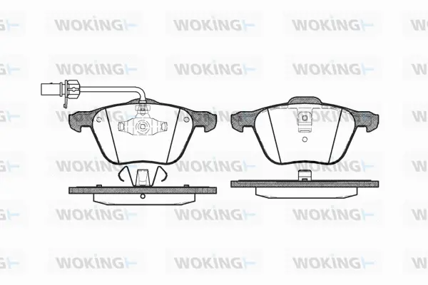 Brake Pad Set, disc brake (P9363.02)
