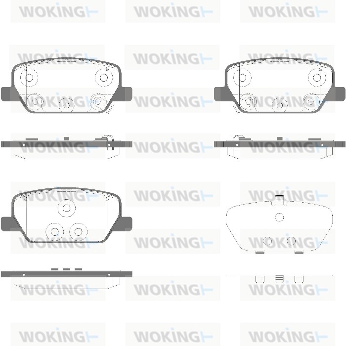Brake Pad Set, disc brake (P18113.02)