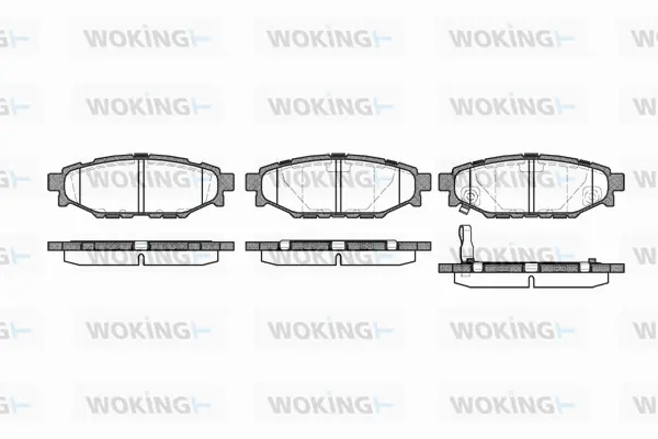 Brake Pad Set, disc brake (P10363.01)