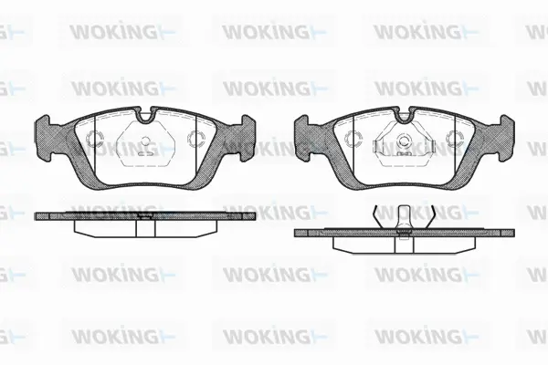 Brake Pad Set, disc brake (P2843.00)