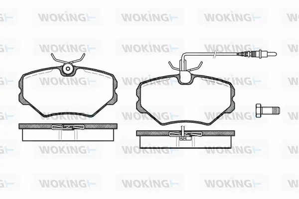 Brake Pad Set, disc brake (P4003.02)
