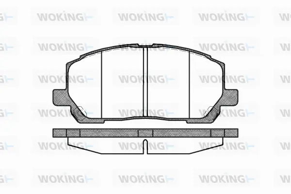 Brake Pad Set, disc brake (P9553.00)