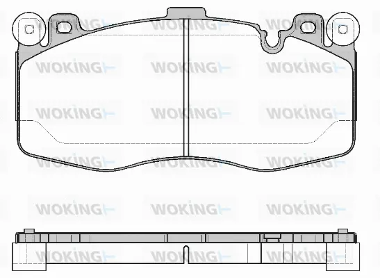 Brake Pad Set, disc brake (P16423.10)