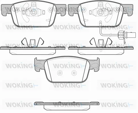 Brake Pad Set, disc brake (P17923.01)