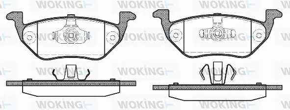 Brake Pad Set, disc brake (P10253.00)