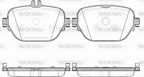 Brake Pad Set, disc brake (P16253.08)