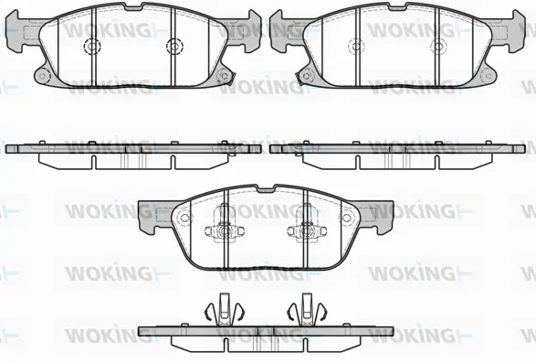 Brake Pad Set, disc brake (P17573.02)