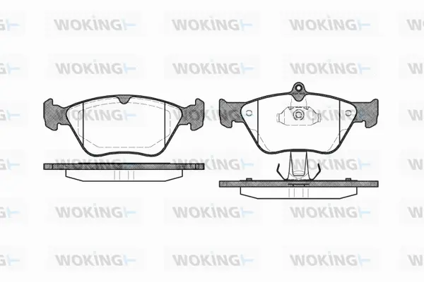 Brake Pad Set, disc brake (P5683.00)
