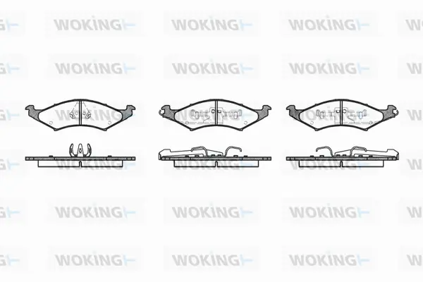 Brake Pad Set, disc brake (P4273.00)