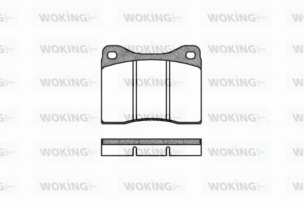 Brake Pad Set, disc brake (P1113.00)