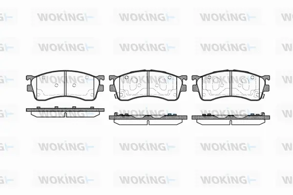 Brake Pad Set, disc brake (P5153.52)