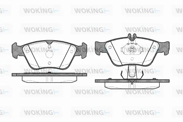 Brake Pad Set, disc brake (P4863.10)