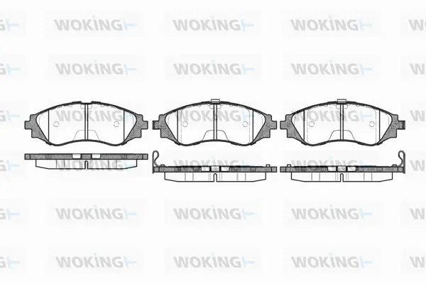 Brake Pad Set, disc brake (P7453.12)