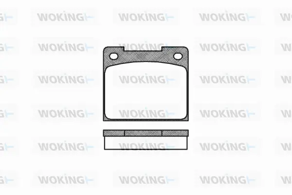 Brake Pad Set, disc brake (P1393.00)