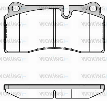 Brake Pad Set, disc brake (P8833.40)