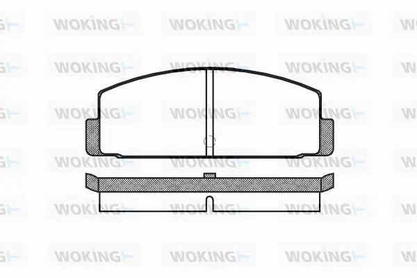 Brake Pad Set, disc brake (P0003.00)