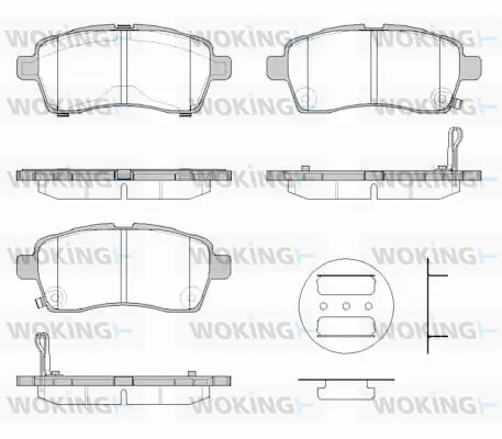 Brake Pad Set, disc brake (P19333.02)